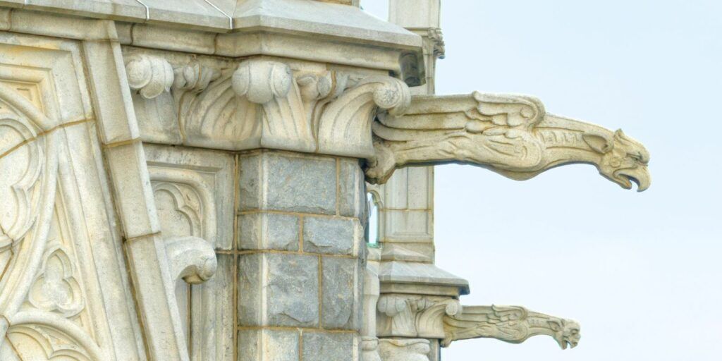Gargoyles as protectors of Notre Dame Cathedral